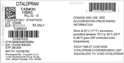 Label (13668 009 05 Citalopram 10mg 67046 793 30)